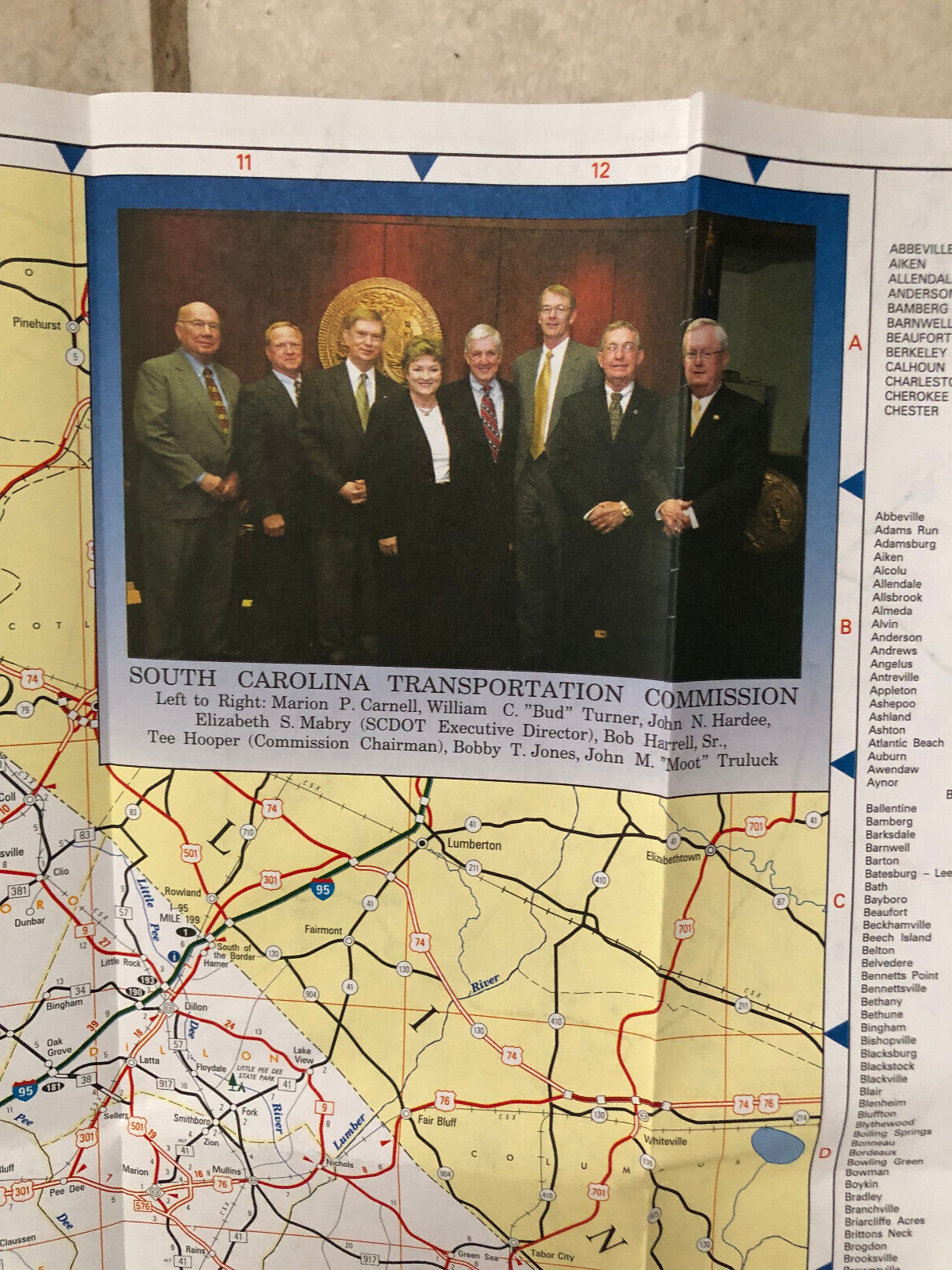 South Carolina Highways Map 2005 Driving Travel Weekend Trip