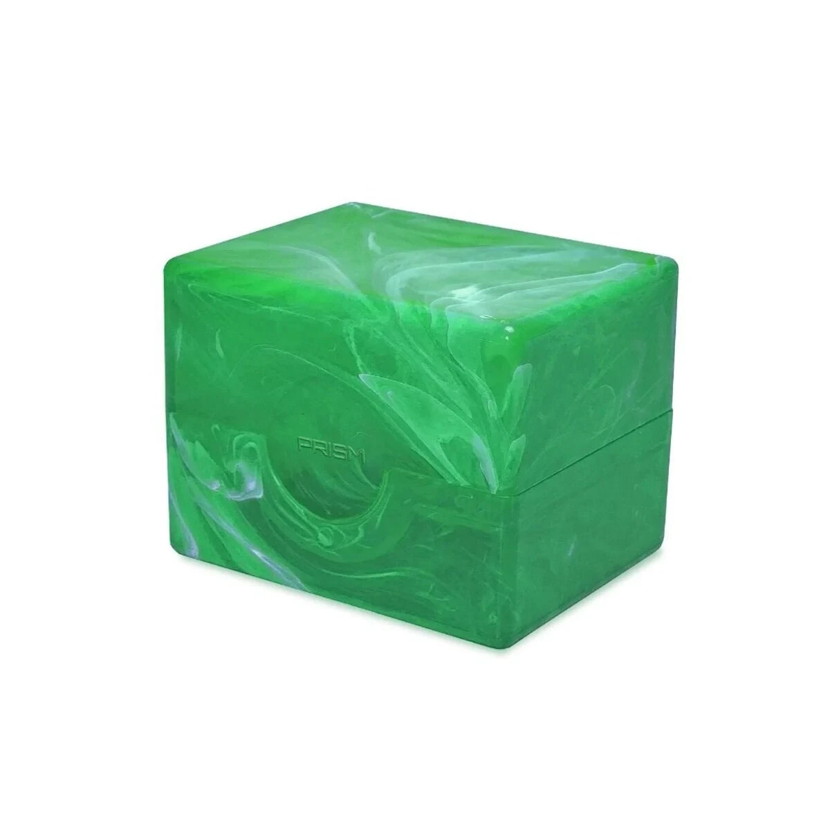 1 BCW Jade Green Polished Marbled Prism Deck Case