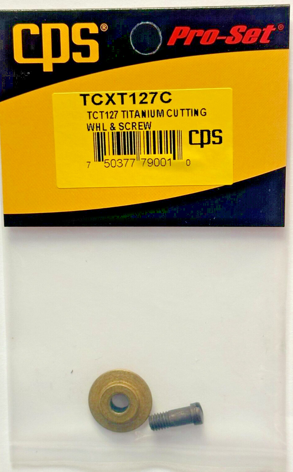 CPS Tubing Cutter Titanium Cutting Wheel & Screw Kit For The  CPS Model TC127HD