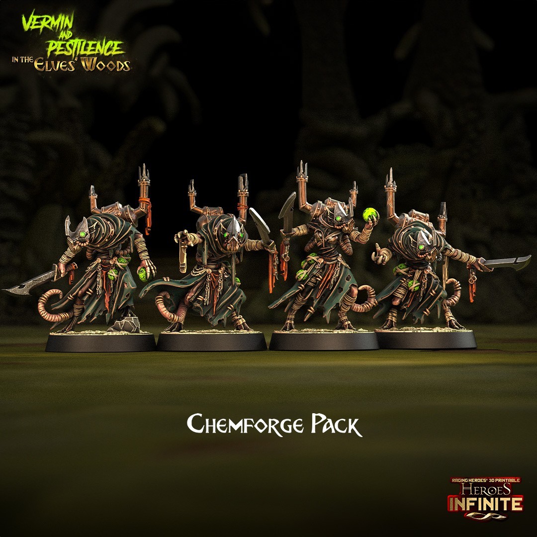 Acolyte Globadiers 5 Models Pack In 12k Resolution