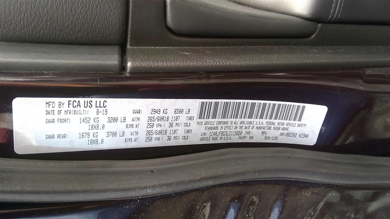 GRANDCHER 2020 Glove Box 2128852