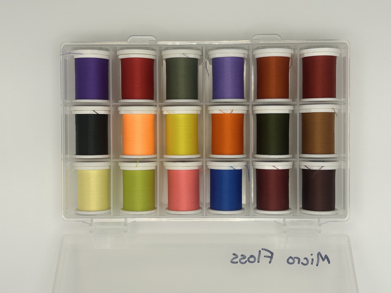 Textreme Micro Floss 18 Spools Of Various Colours In Box