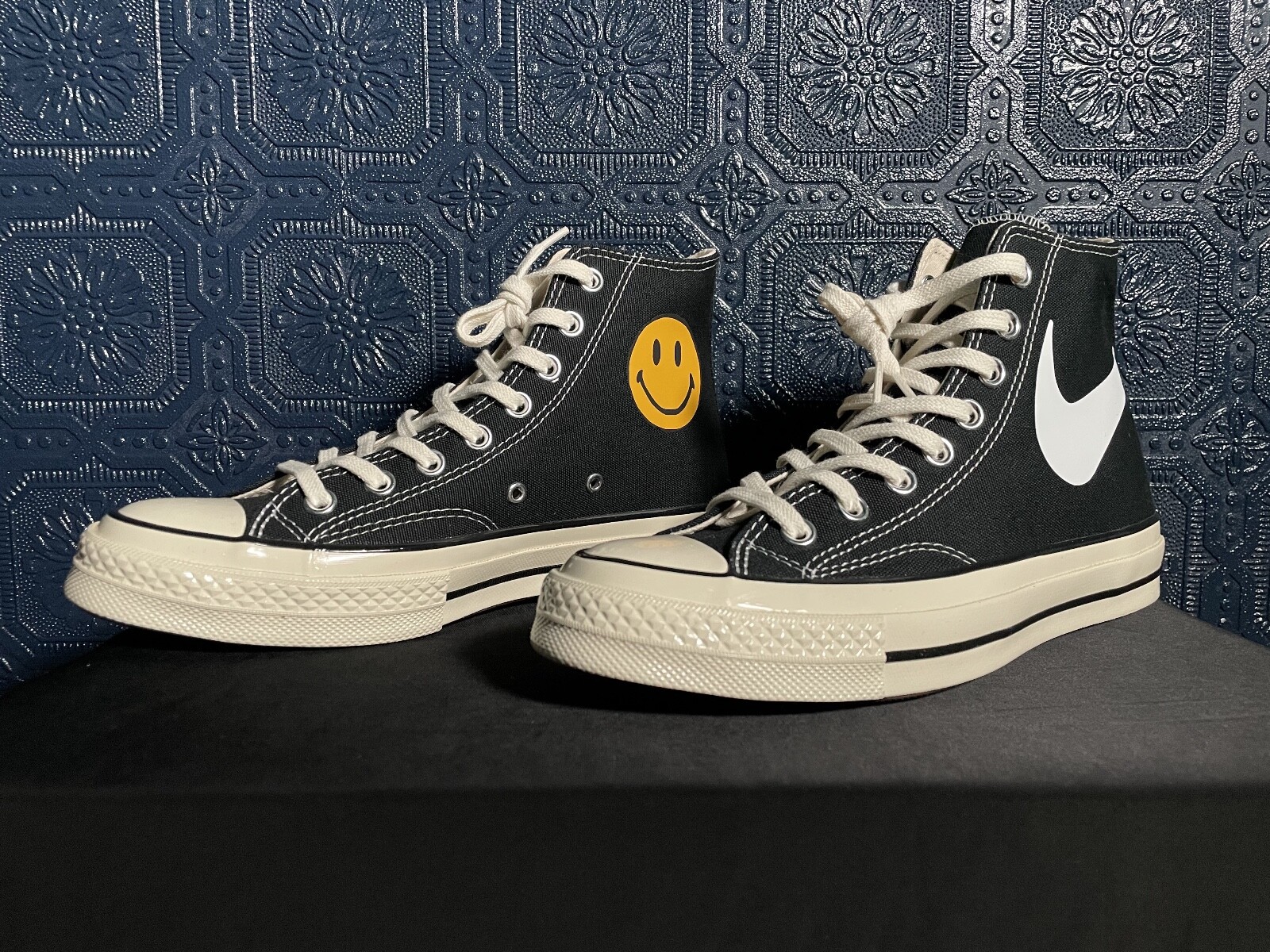 Converse Chuck 70 Vintage Canvas High Black Chinatown Market custom