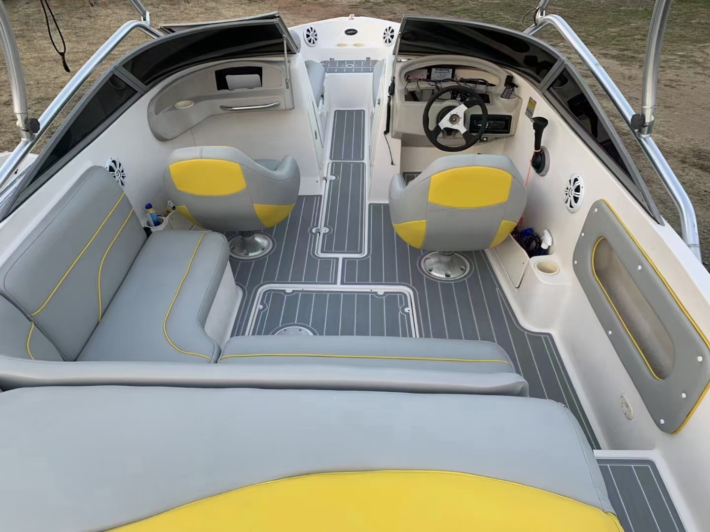 2000-2004 Rinker 212 Captiva BR Cockpit Swim platform 1/4" 6mm EVA faux Floor