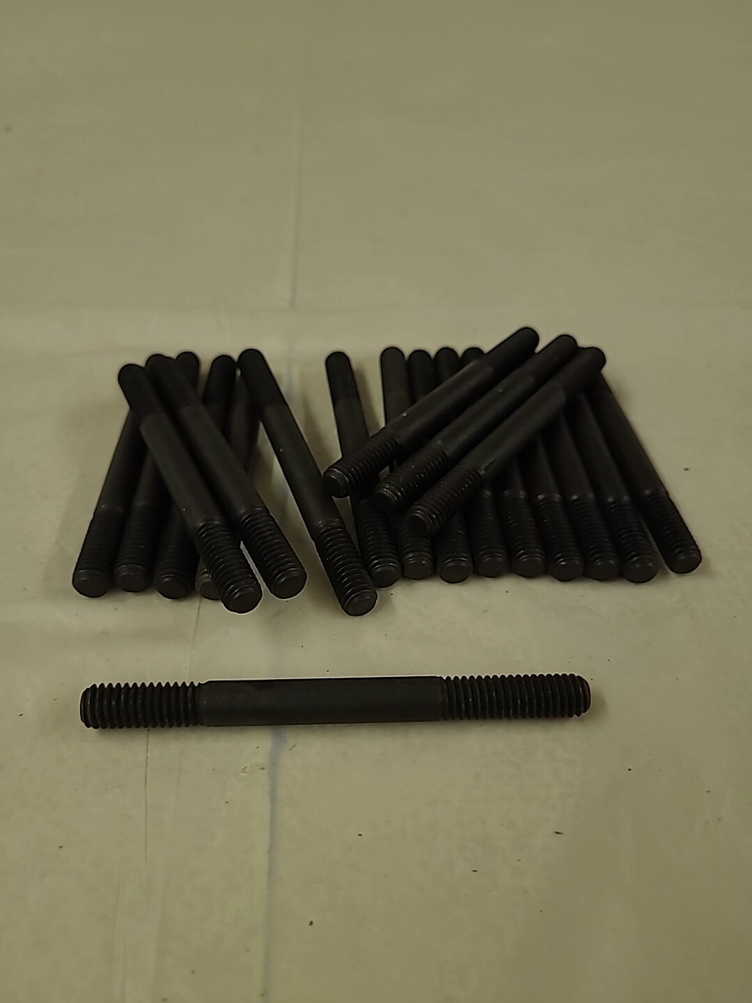 5/16-18 X 3.5" LONG  STEEL STUD (20-pieces)