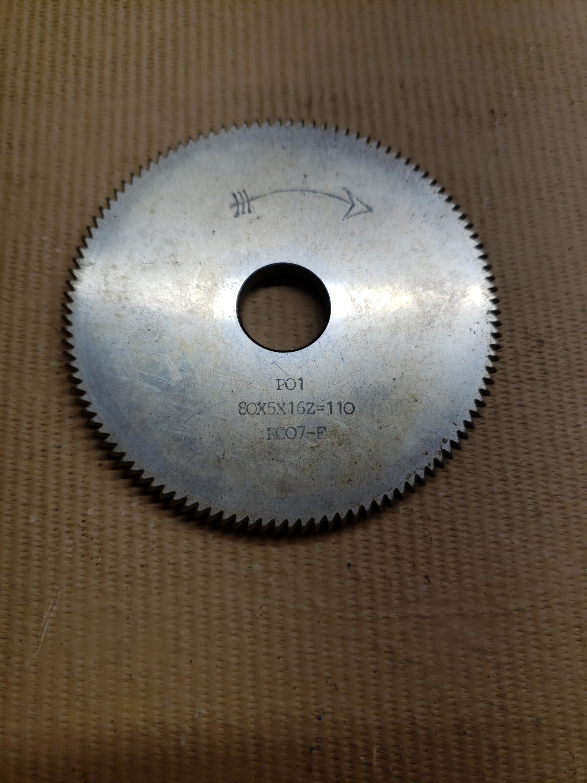 80x5x16z=110 - P01 - ROO7-F - Key Blade Cutter