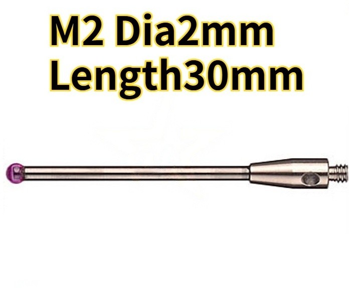 M2 Dia2mm Length30mm CMM Touch Probe Stylus Tip for Tormach Renishaw Fast Ship