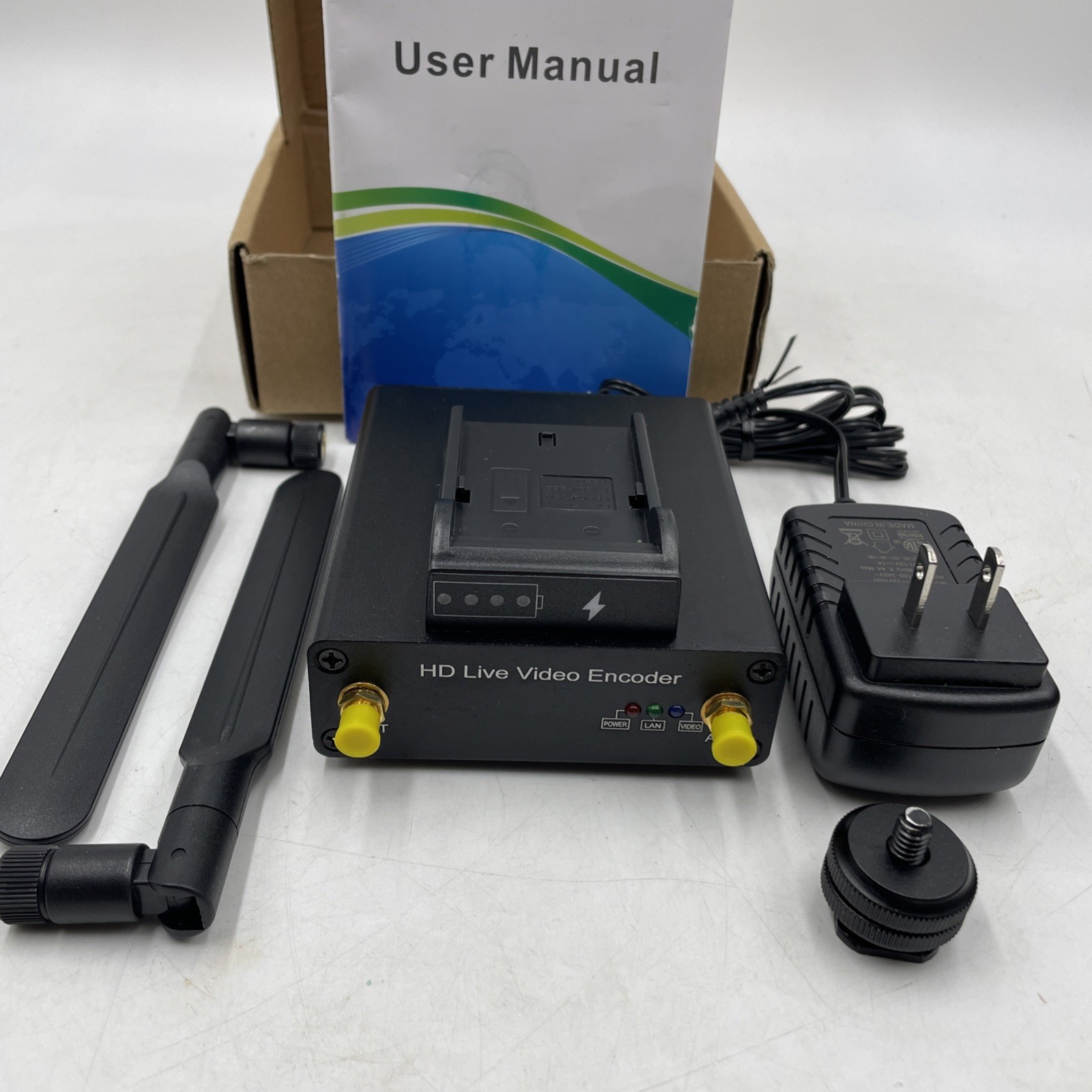 URayTech UHE265-1WB H.265 Wireless HDMI Video Encoder RTMP SRT Live Stream 1080p
