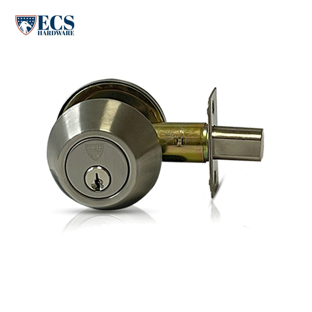 ECS HARDWARE Replacement for Single Cylinder Deadbolt Lock SC1 - Satin Chrome