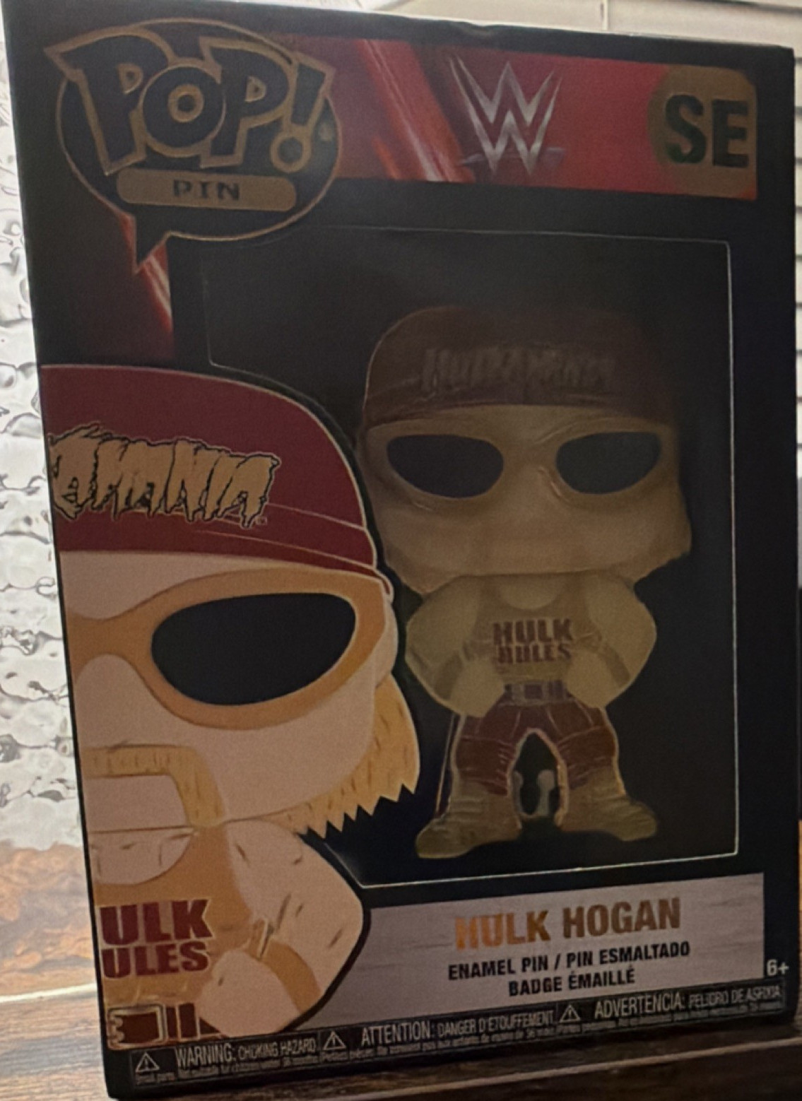 Funko WWE Hulk Hogan Multicolor Metal Enamel Pin