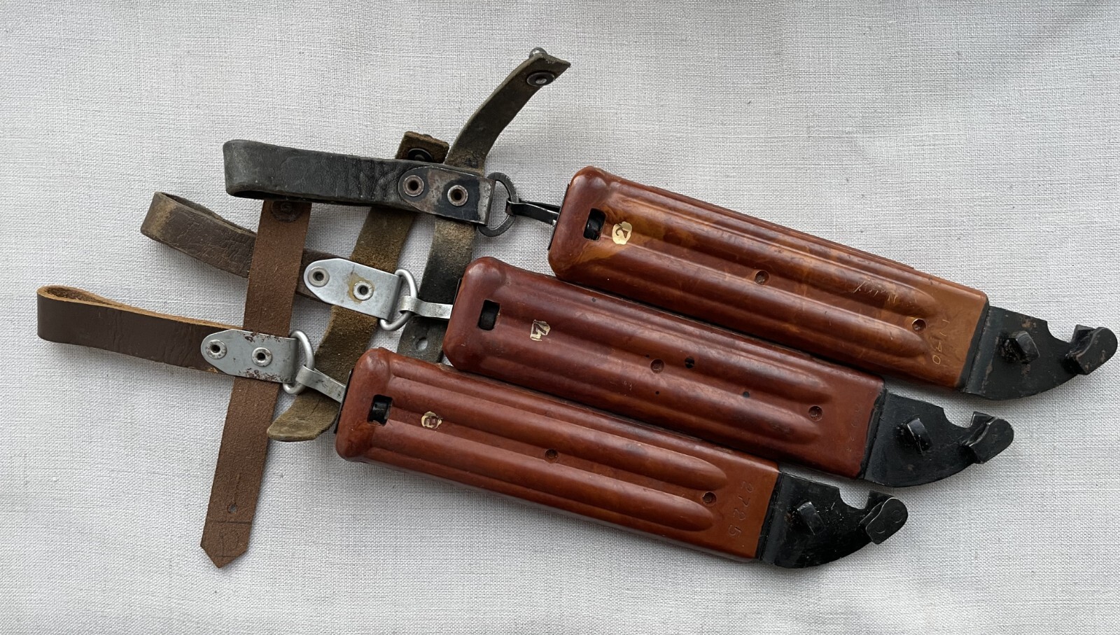 Russian scabbard Soviet military knife with leather strap 6Х4 USSR