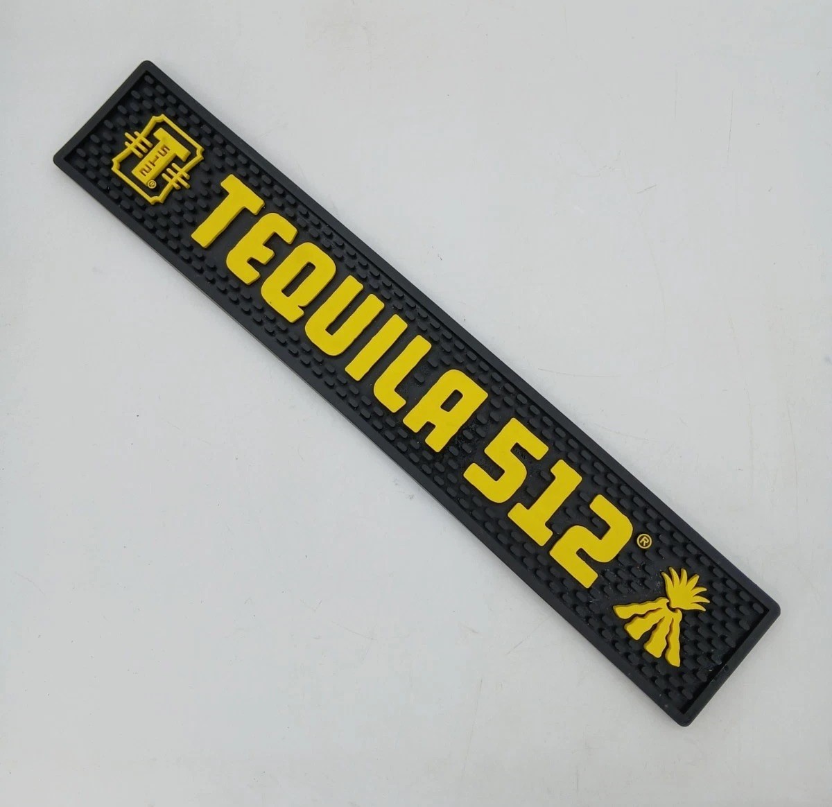 Tequila 512 Austin Texas Bar Table Drink Spill Rubber Mat 20x3.5