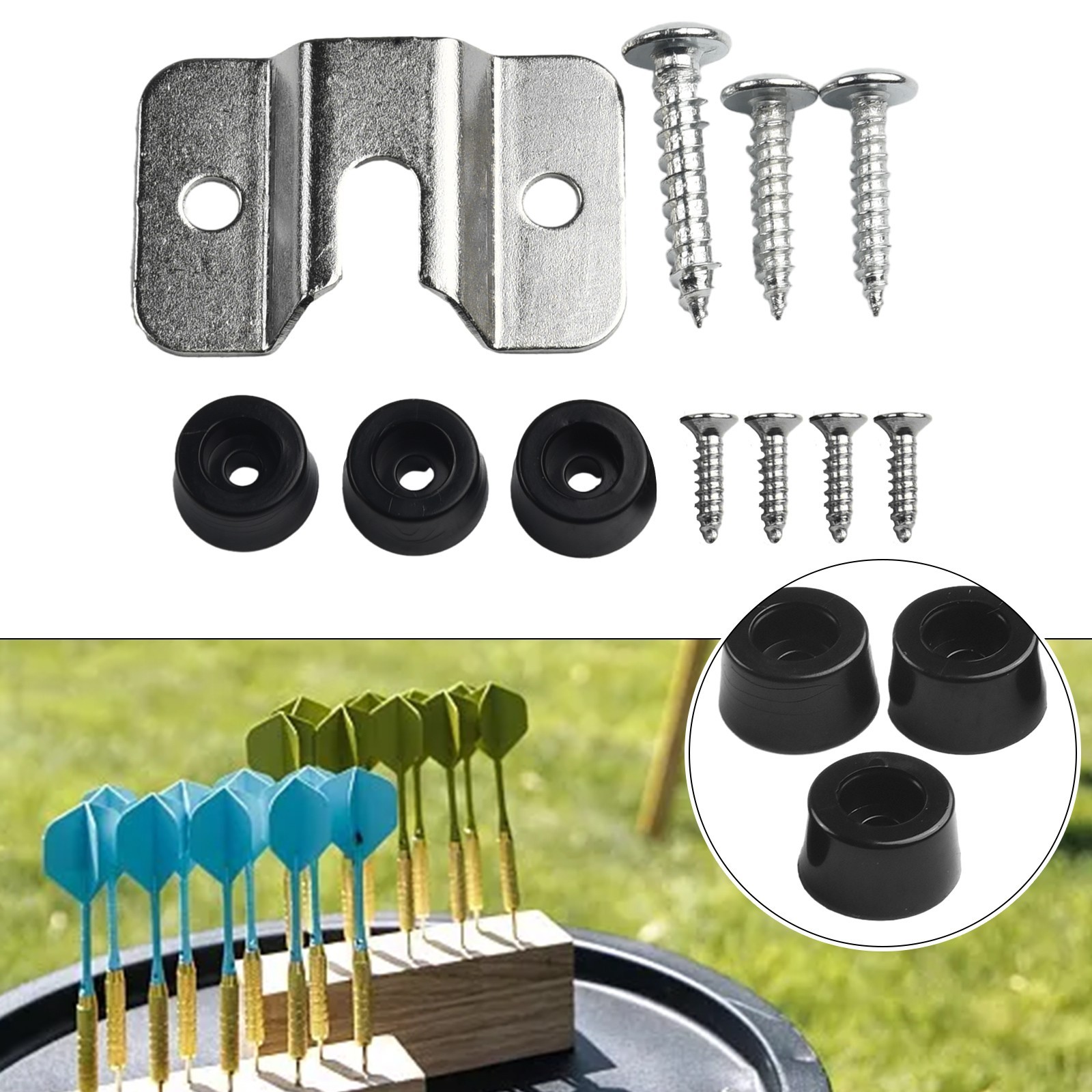 Sturdy Metal Bracket for Dartboard Wall Mount Quick and Reliable Fixing