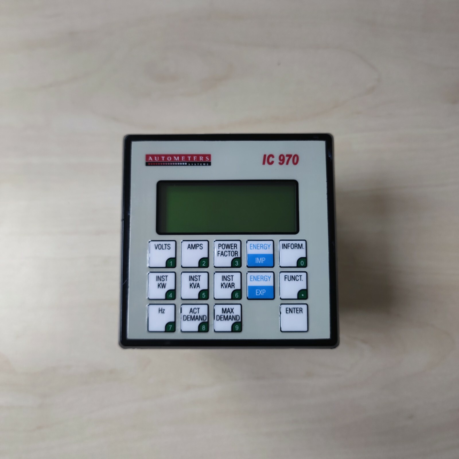Autometers Systems IC 970 900 Series Panel Mounted Energy Meter, 3-phase