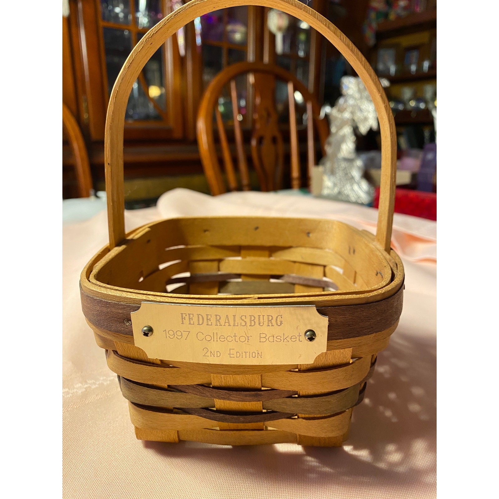 Delaware Heritage Basket 1997 FEDERALSBURG Collector Basket 2nd Edition Signed