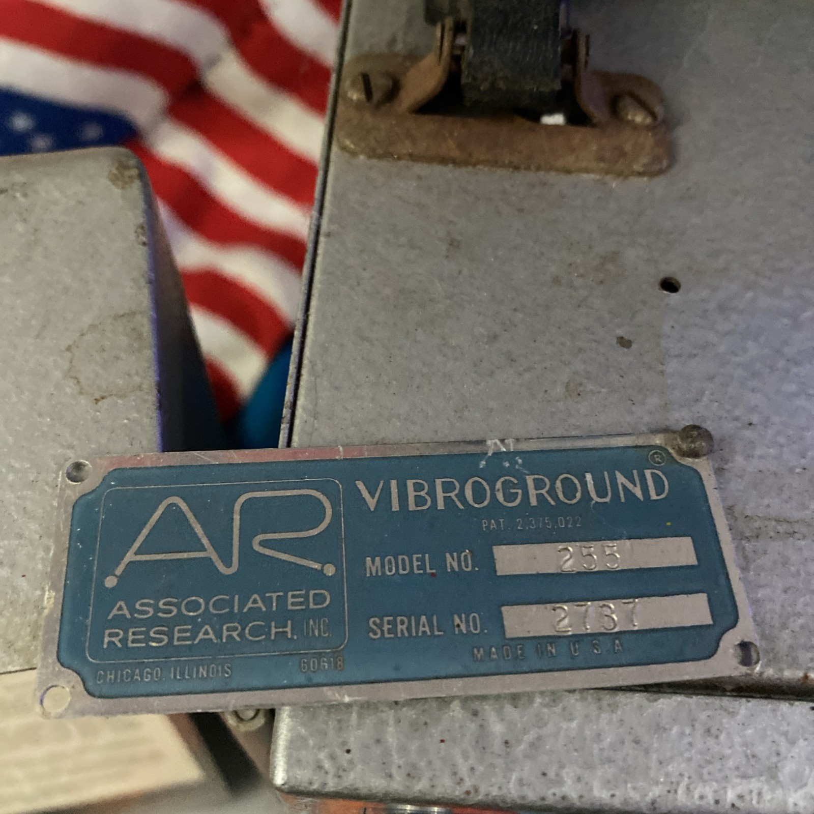 Vibroground Model 255 - Ground Resistance Meter - Associated Research - Untested