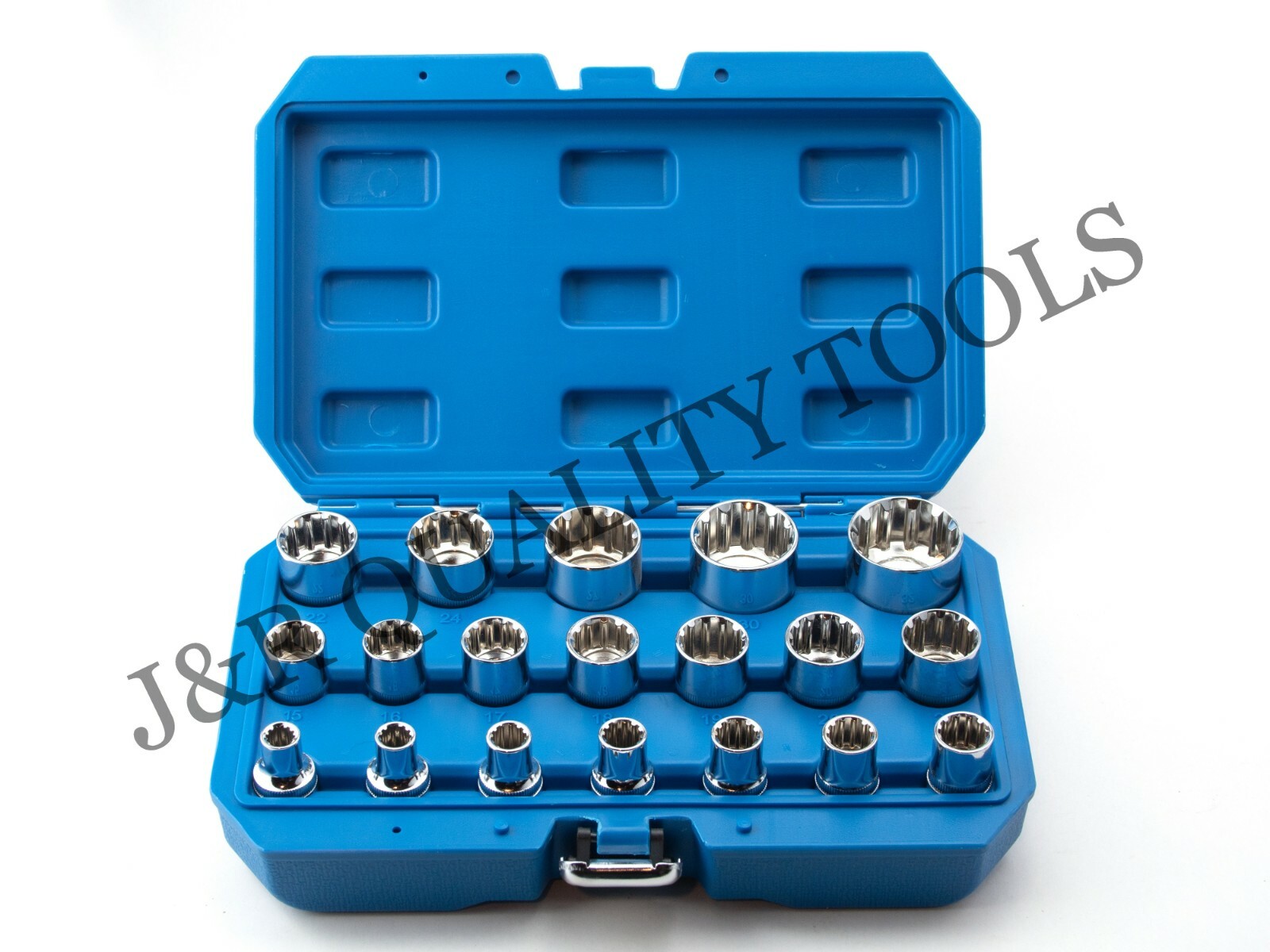 1/2" Dr. Penta-Spline Socket Set (SAE, Metric, Torque)