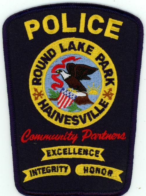 ILLINOIS IL ROUND LAKE PARK POLICE NICE SHOULDER PATCH SHERIFF