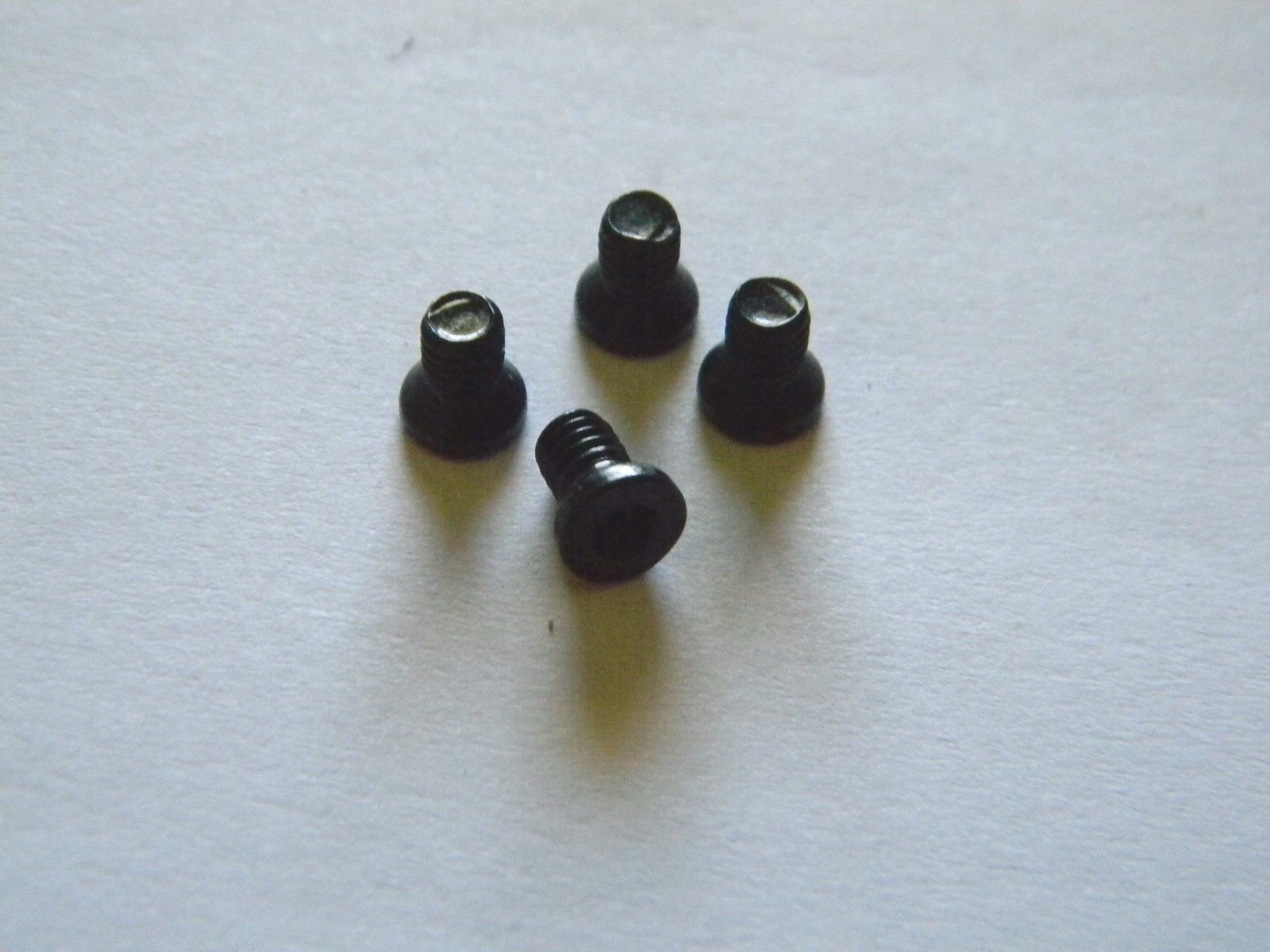 Gun Screws- Blued Hex Wrench Weaver Style Oval Head 6-40 X 1/4" (4)