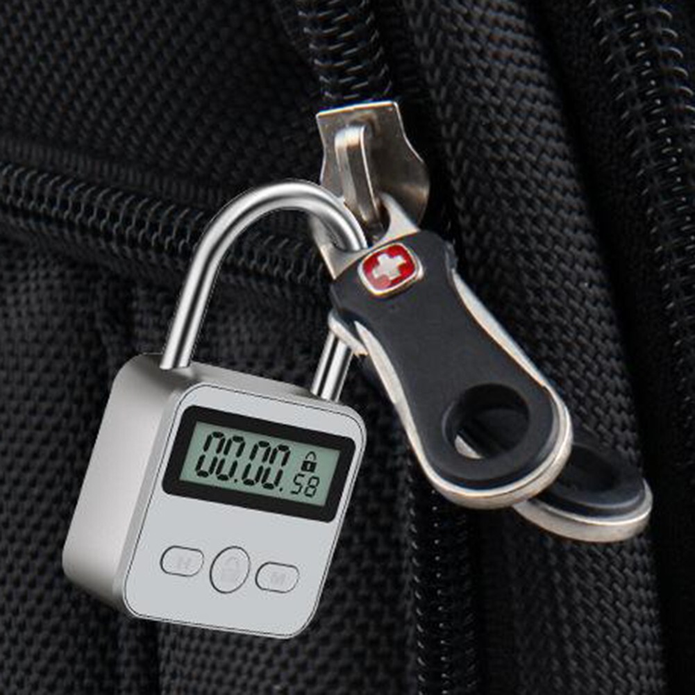 For Metal Timer Lock Time Lock USB Rechargeable 99 Hours Max Digital