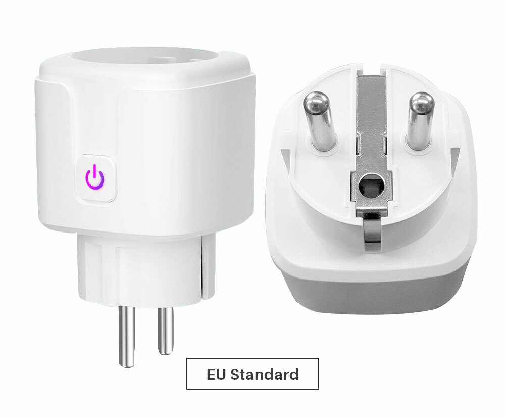 Smart Plug WiFi Socket EU 16A Timing Function Tuya SmartLife APP Alexa Google