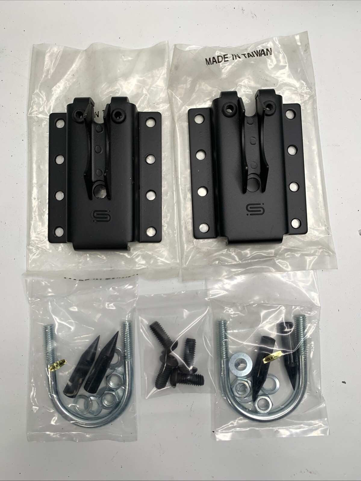 Lot of 2 Santa Cruz SC-932 ROLL BAR Mounting Base with SC-9906 U-BOLT Kit (PAIR)