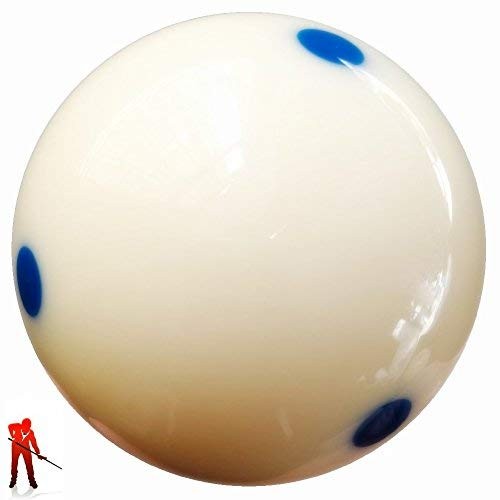 PRO CUP Standard Pool Cue Ball 6 BlueDots Billiard Accessory