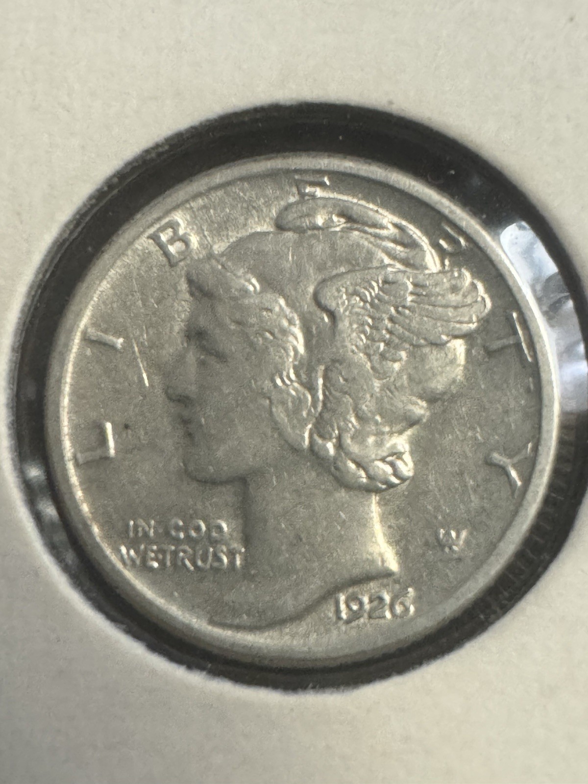 1926-D Mercury Dime - Almost Uncirculated (AU) - 90% Silver