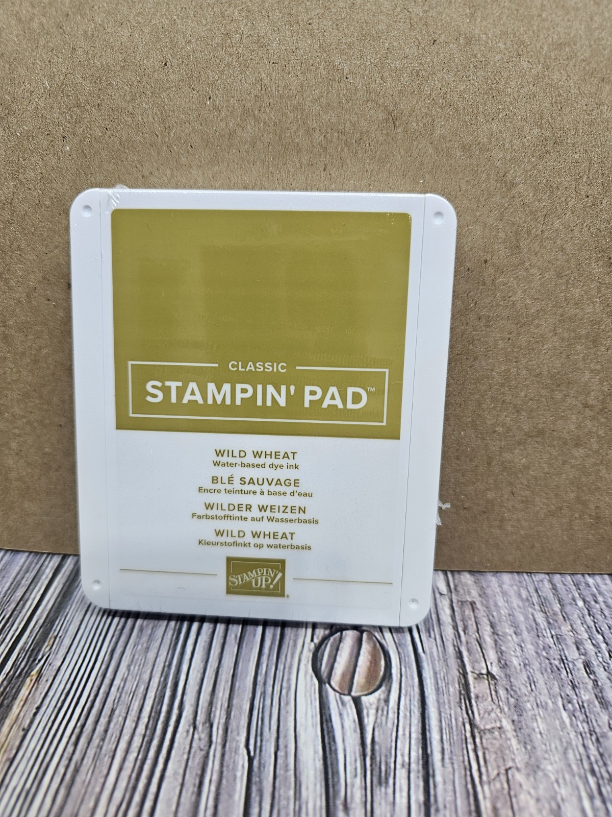 STAMPIN' UP! WILD WHEAT Classic Ink pad NEW NEVER OPENED Water Based Ink