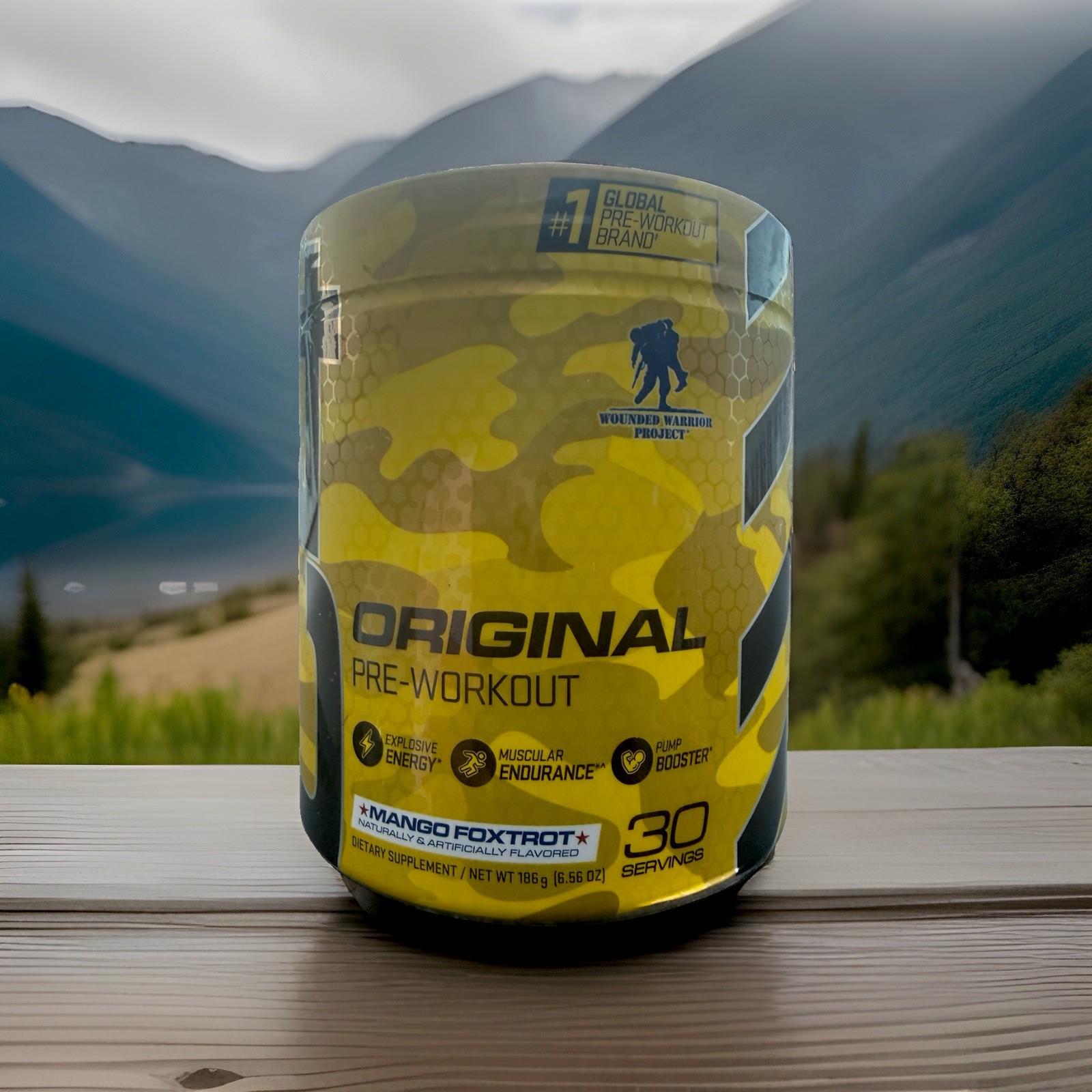 C4 PreWorkout - “Mango Foxtrot” - Wounded Warrior Project 30 Servings - NEW