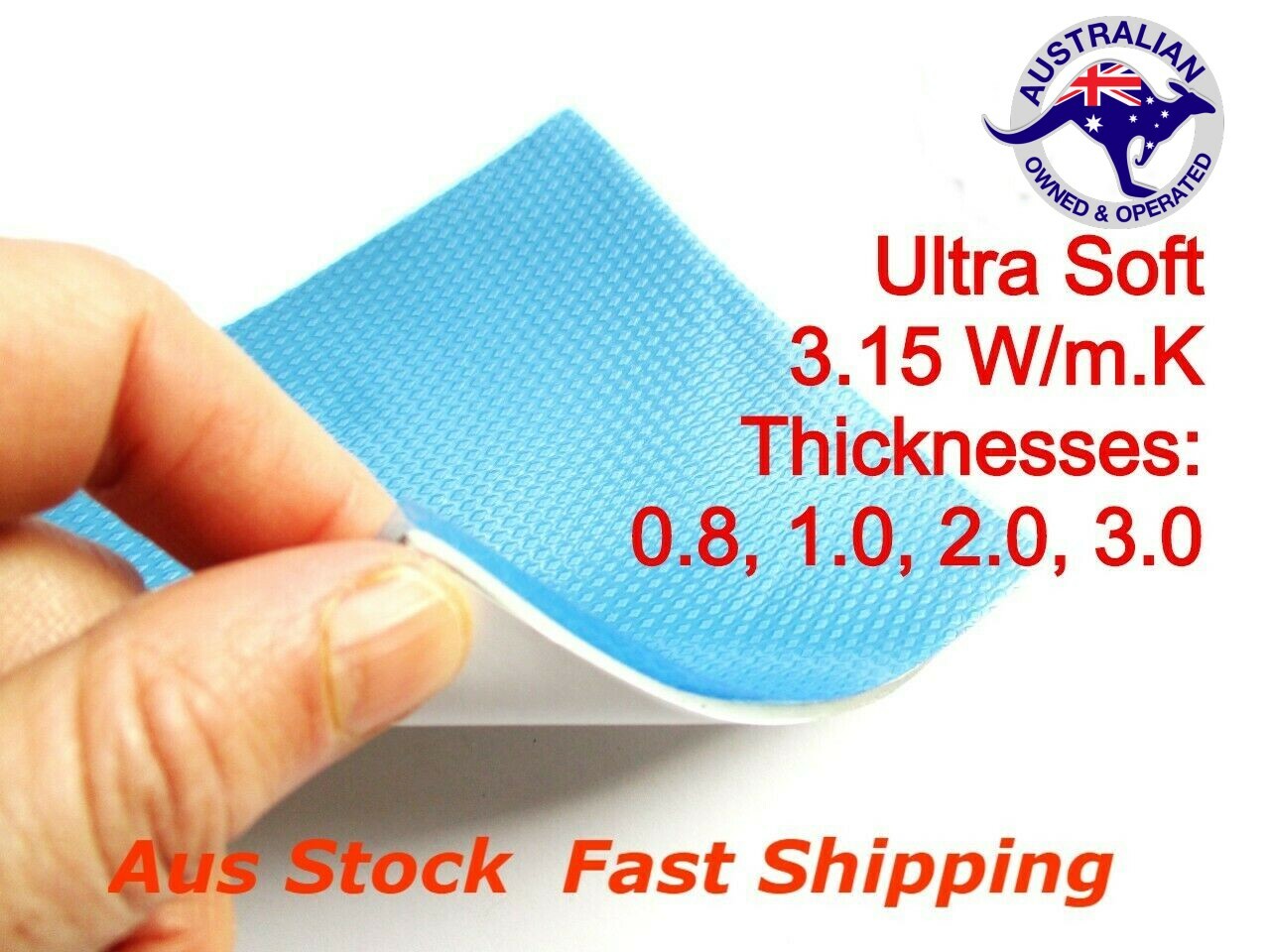 Very Soft Thermal Silicone High Conductive Pad 3.15 W/m.K Heat Sink CPU IC GPU
