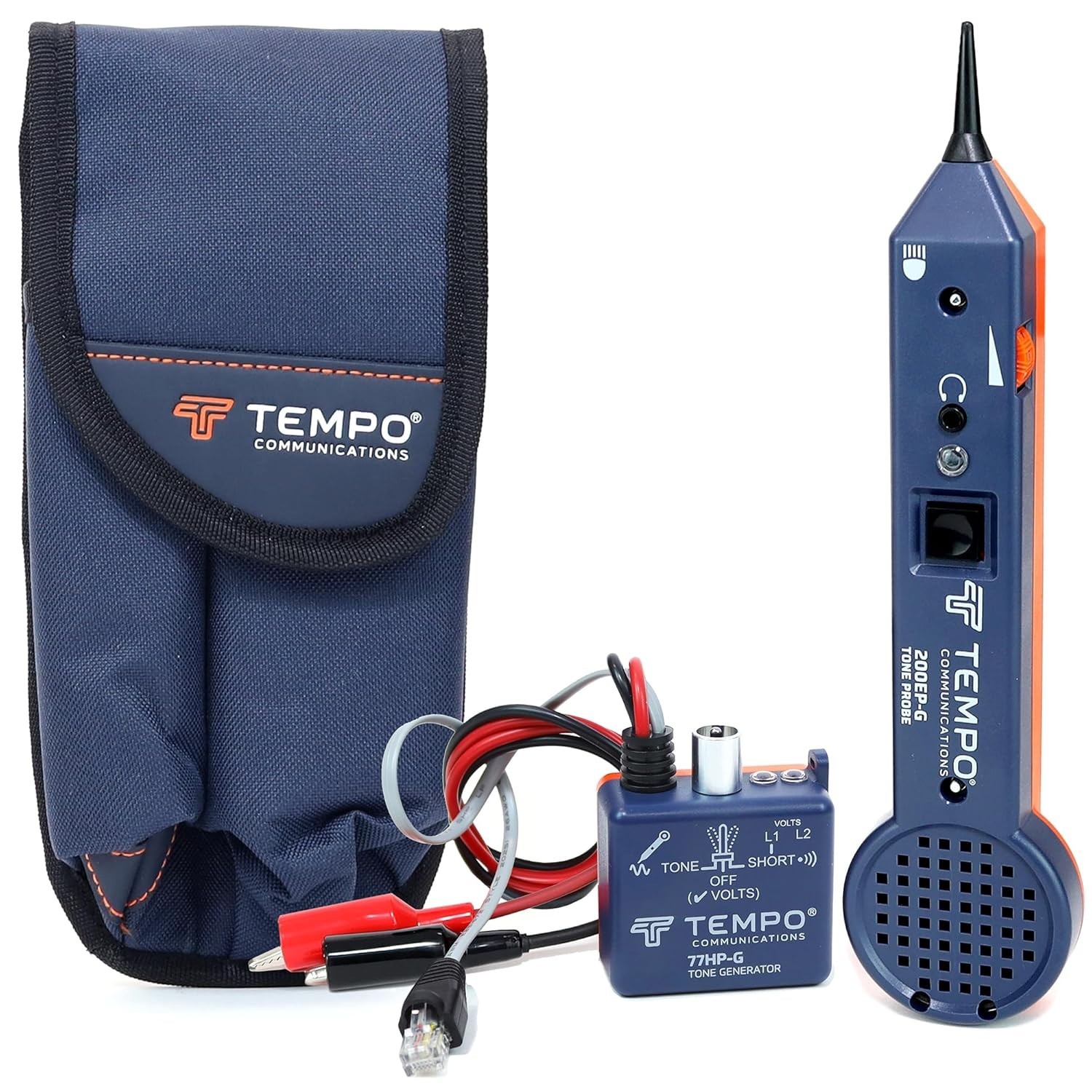 Battery Powered Wire Tracer Electrical Kit with LED Indicator and Worklight
