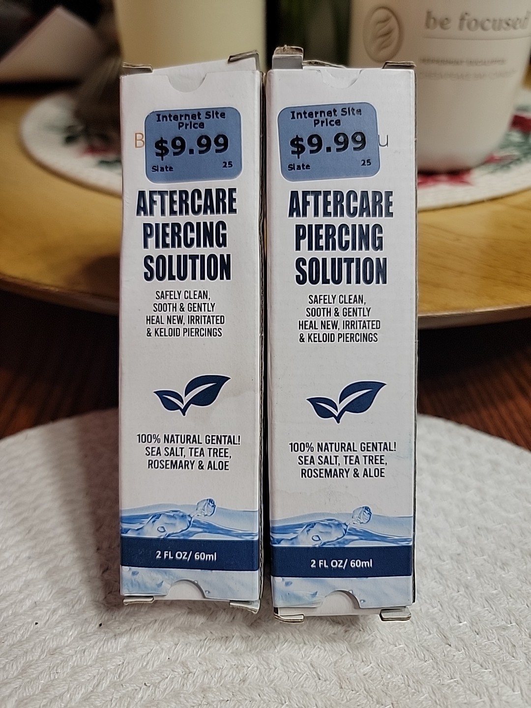 Piercing Aftercare Spray - Saline Solution Natural Keloid Bump Removal - Ear Pie