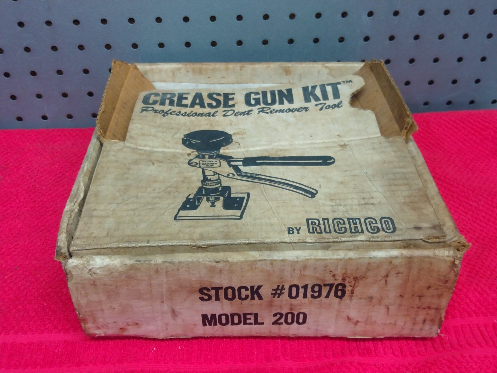 Vtg Richco Crease Gun Kit Model 200 Dent Puller Body Work