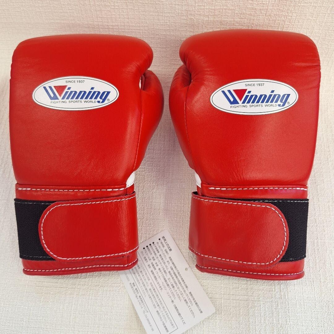 New Winning 8oz Boxing Gloves RED MS-200B from Japan M