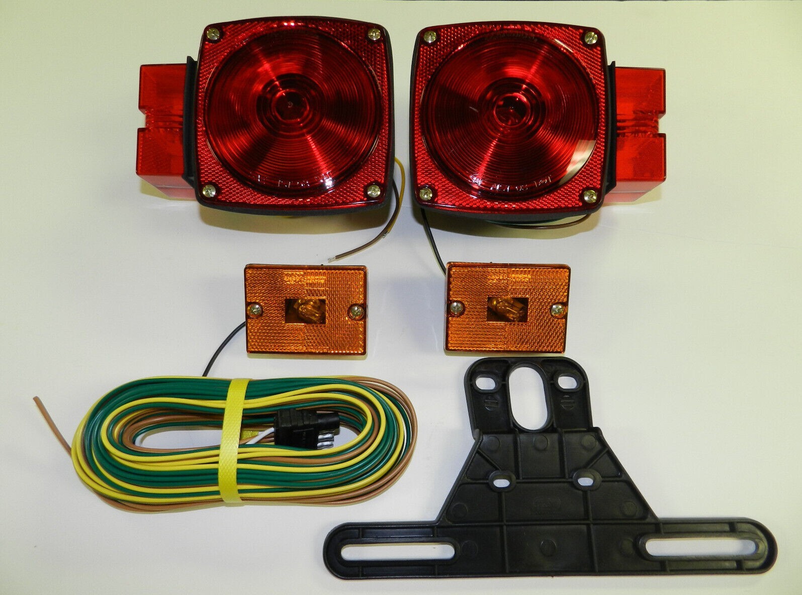 Optronics Trailer Light KIT Utility RV 12V wiring Stop Turn Tail Side Marker TWA