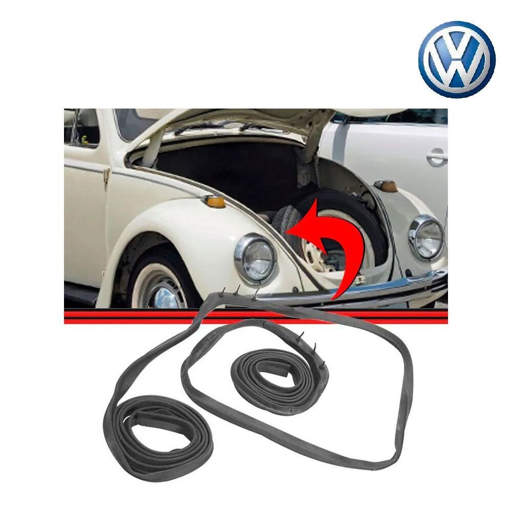 Front Hood Seal Rubber Black VW T1 Bug Beetle Volkswagen