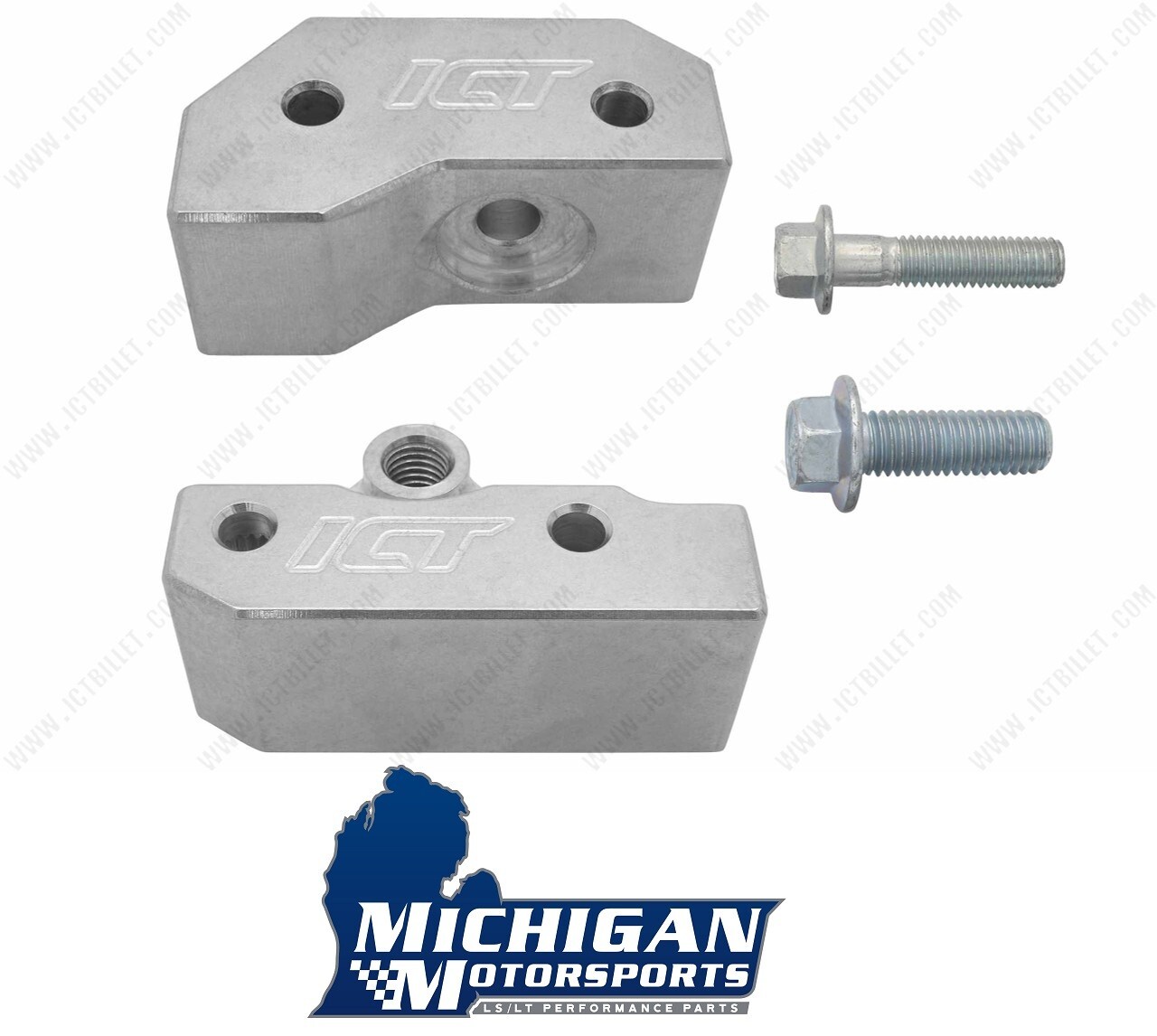 LS Gen 3 Billet Knock Sensor Relocation Brackets LS1 LM7 LR4 LQ4 LS6 L59 LQ9 LM4