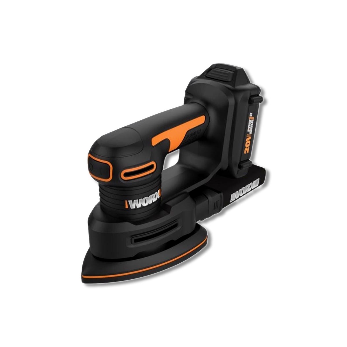 Worx 20V Cordless Detail Sander Kit (Battery & Charger) WX822L