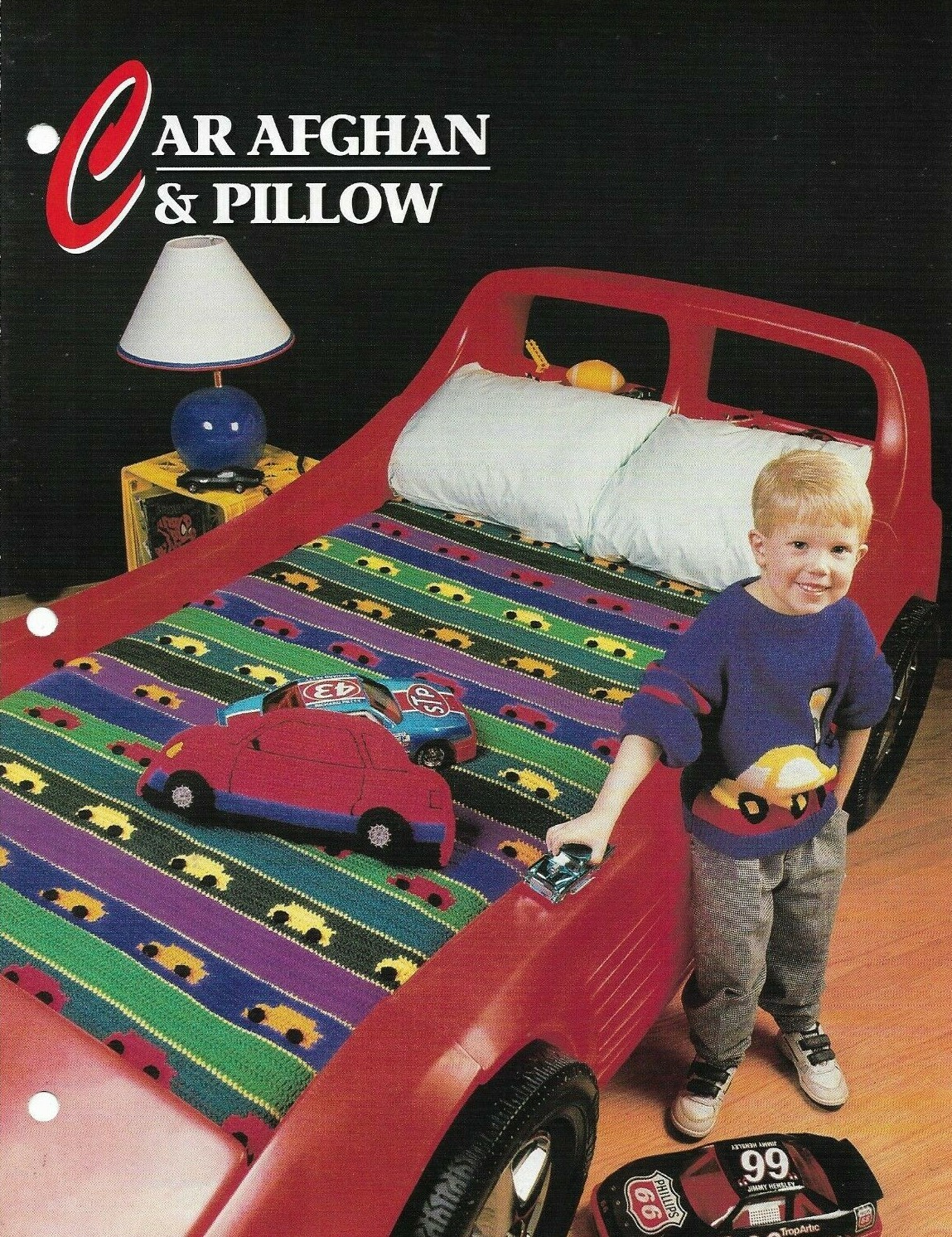 NEW CAR AFGHAN & PILLOW ANNIE'S CROCHET QUILT & AFGHAN CLUB PATTERN INSTRUCTIONS