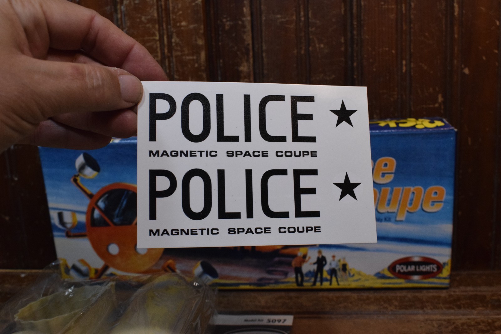 POLAR LIGHTS DICK TRACY SPACE COUPE MODEL KIT COMPLETE OPENED BOX INSTRUCTIONS