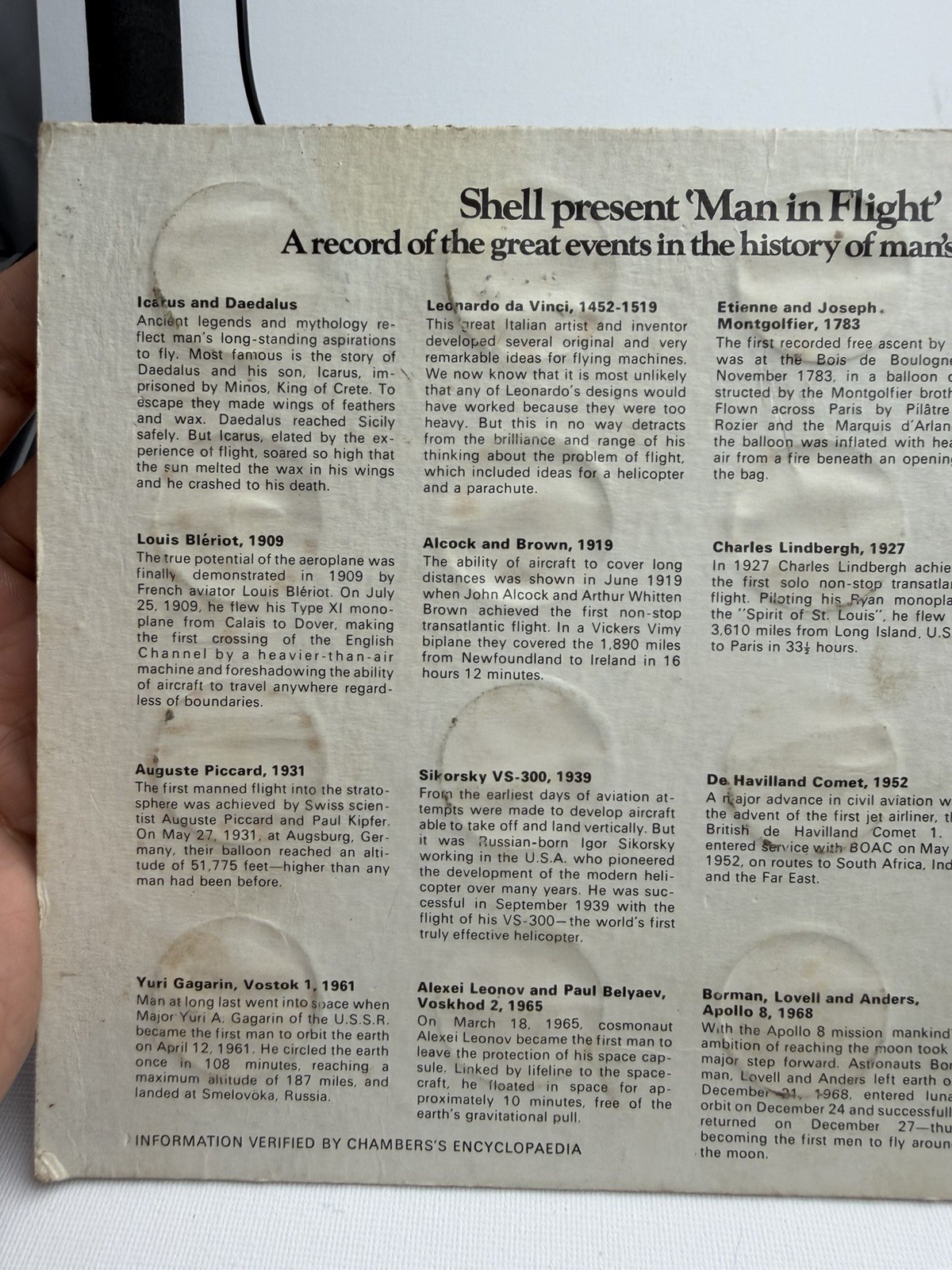 Man in flight Complete coin collection Set 3