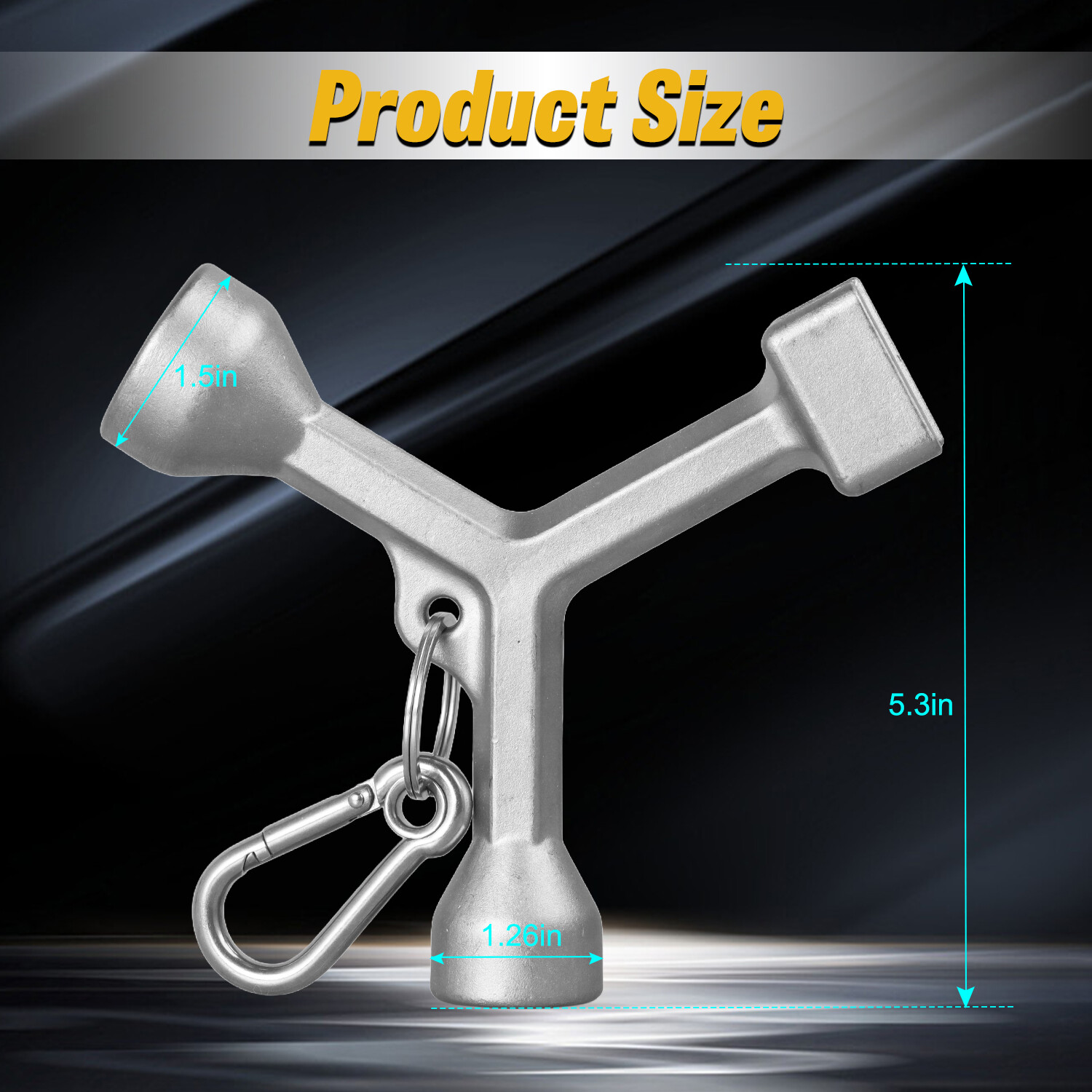 NEW Multi-Purpose Wrench Tool for Water Meter Valve Shut Off