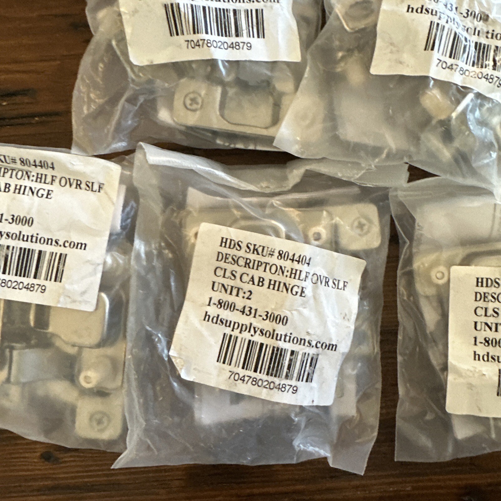 Lot Of 7-Overlay Self-Closing Cabinet Hinges 1-1/2”C9B275N (2 Per Pack-Total 14)