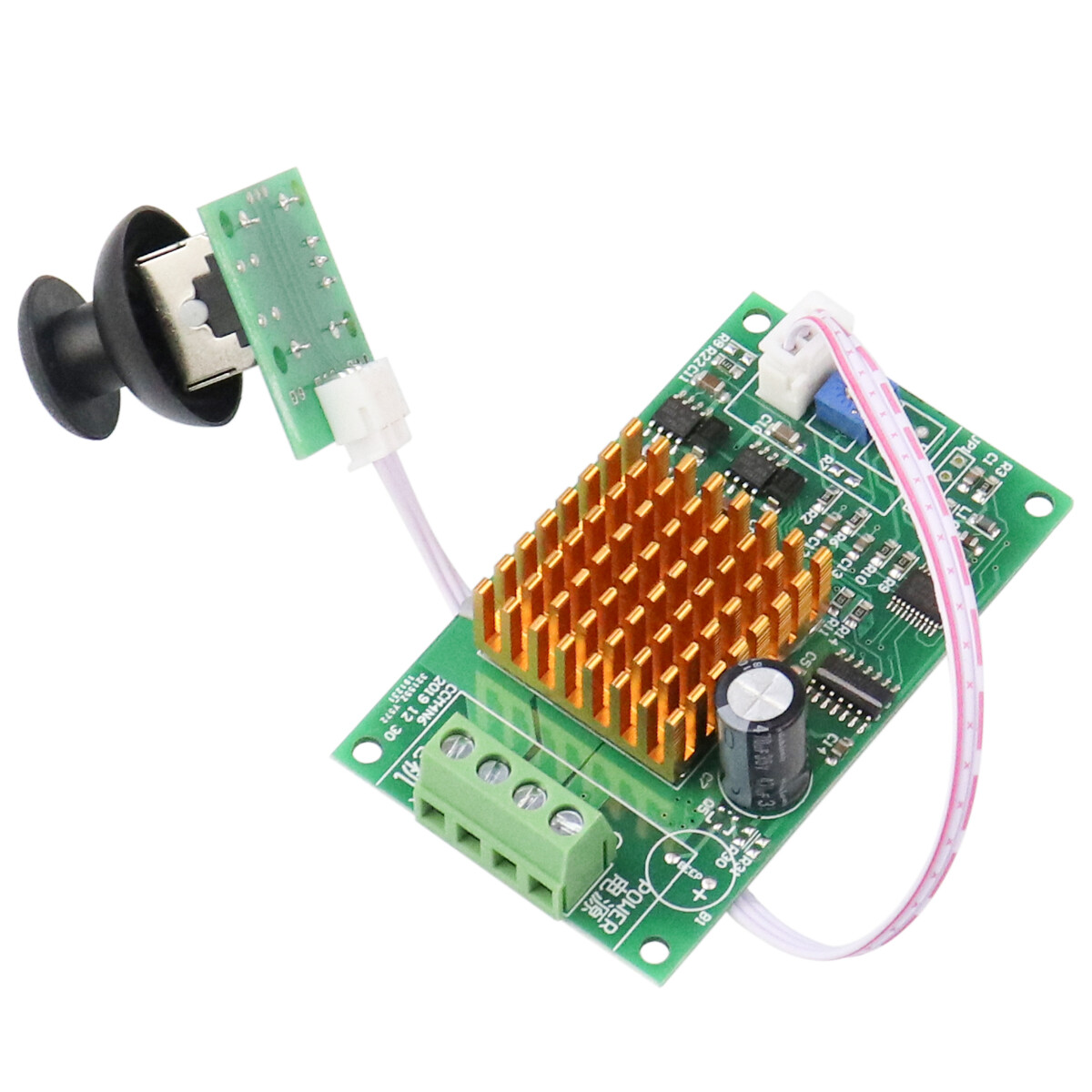 DC 12-30V 6A PWM Motor Speed Controller with Normal-Stop-Reverse Switch 12V 24V