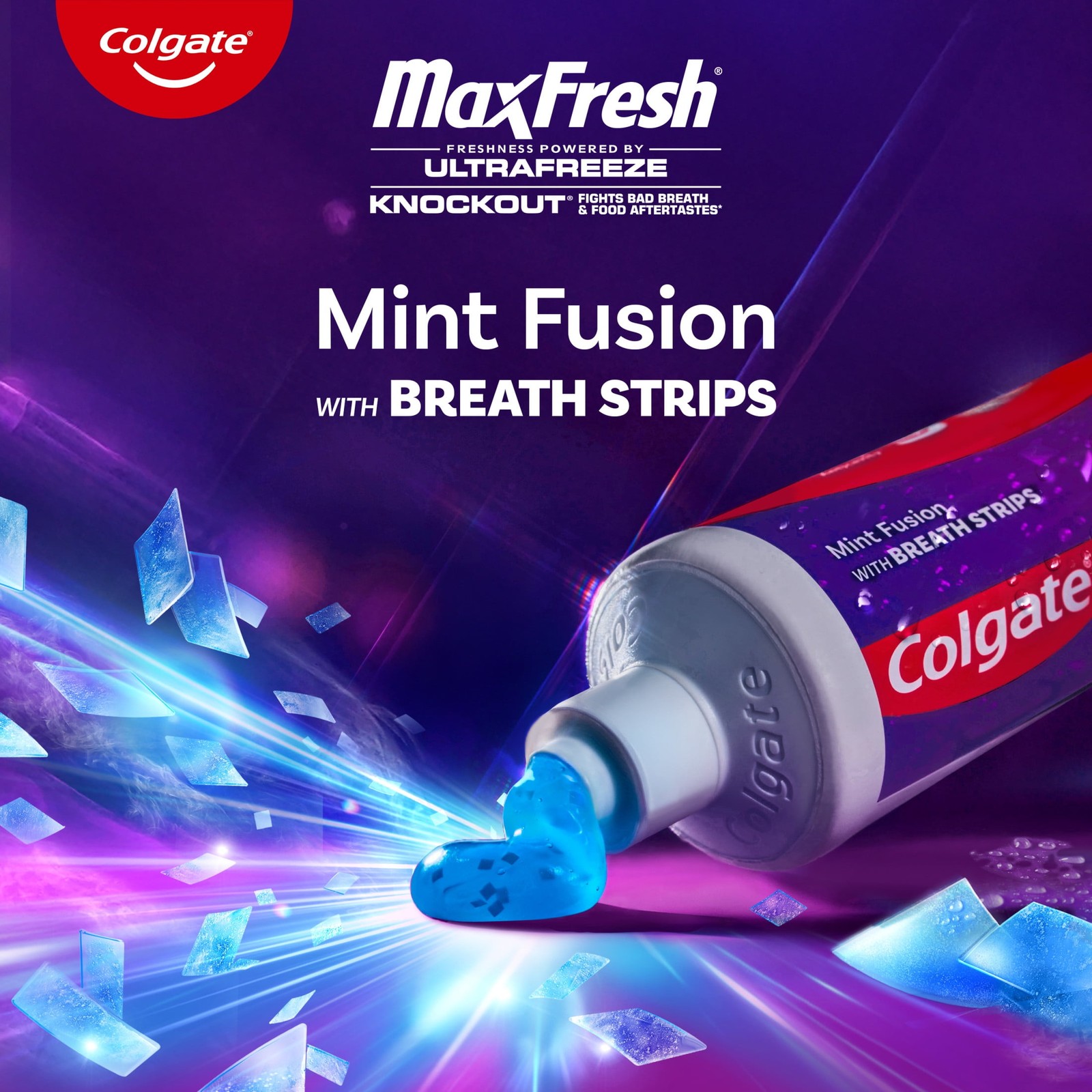 MaxFresh Knockout Mint Toothpaste, 3 Pack, 6.3 oz