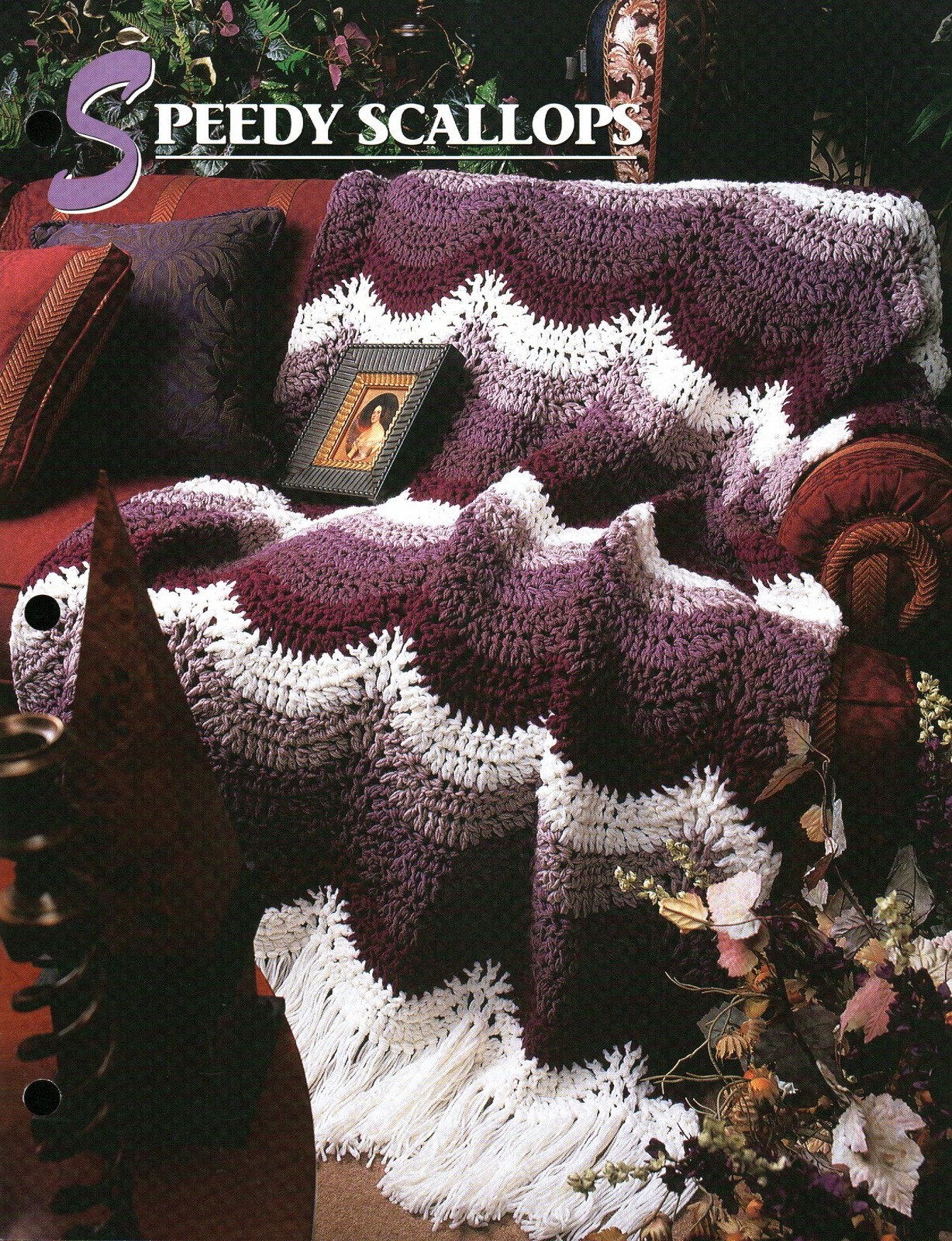 Speedy Scallops Afghan | Annie's Crochet Quilt Afghan Club QAC328-02
