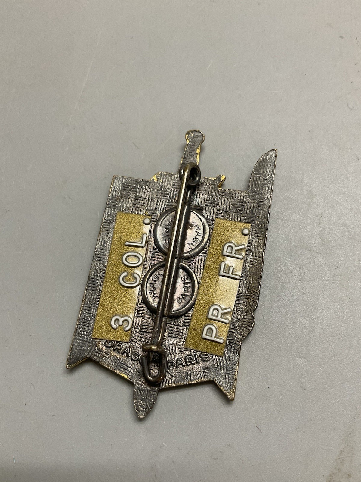 French 3rd Marine regiment Badge- b414