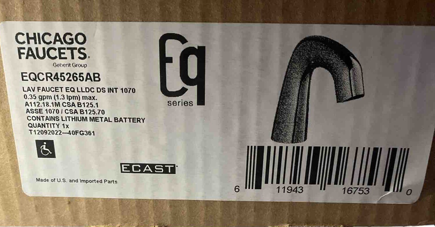 Chicago Faucet EQCR45265AB