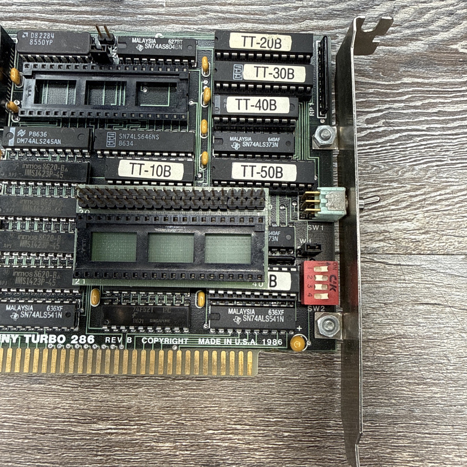 Retro Vintage Orchid Tiny Turbo 286 Accelerator For IBM PCs REV B - Untested
